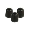 VC8BL- - Black Plastic Caps Qty 100